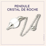 Pendule Cristal de Roche L'Atelier d'Eva