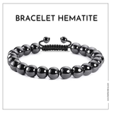Bracelet pierre Hématite