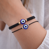 bracelet classique et de luxe oeil bleu porte-bonheur