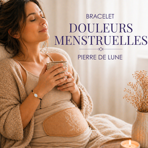 bracelet douleurs menstruelles pierre de lune