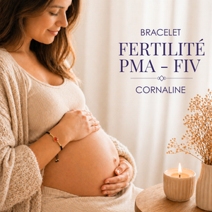 bracelet fertilité cornaline