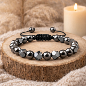 Bracelet Hématite - Protection, Vitalité, Sérénité L'Atelier d'Eva