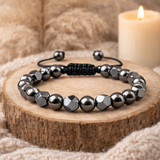 Bracelet Hématite - Protection, Vitalité, Sérénité L'Atelier d'Eva
