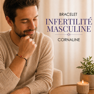 bracelet fertilité masculine cornaline