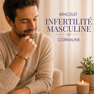 bracelet fertilité masculine cornaline