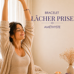 bracelet lâcher prise améthytse