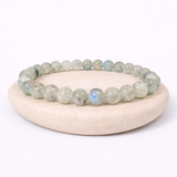 Bracelet Labradorite perles rondes 6mm 