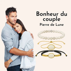 bracelet pierre de lune pour le bonheur du couple