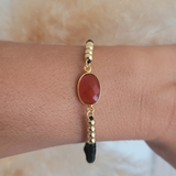 bracelet cornaline P.M.A - F.I.V - FIBROMES