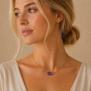 parure améthyste  l'atelier d'eva