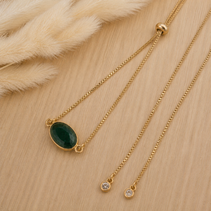Collier Aventurine - Amour, Patience, Chance