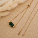 Collier Aventurine - Amour, Patience, Chance