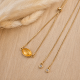 Collier Citrine – Bonheur, Chance, Vitalité