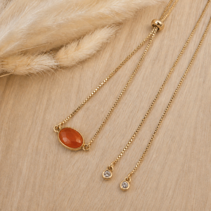 Collier Cornaline – Énergie, Confiance & Fertilité