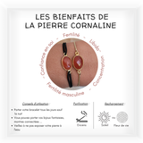 Bijoux Cornaline "SCIATIQUE"