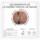 Bijoux Cristal de roche "PERTE DE POIDS"
