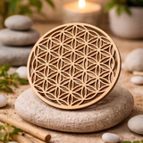 fleur de vie en bois