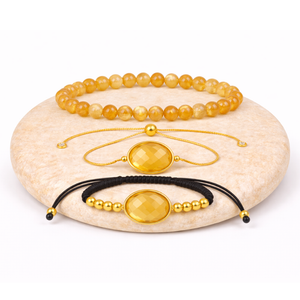 Bracelet Citrine – Bonheur, Chance, Vitalité L' Atelier d'Eva