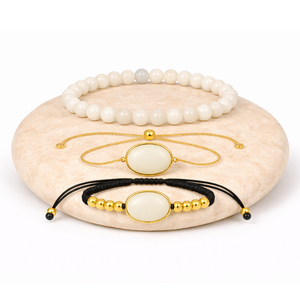 Bracelet Pierre de Lune – Fertilité, Harmonie, Sérénité L' Atelier d'Eva