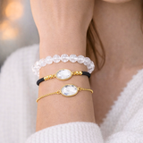 modèles de bracelets cristal de roche l'Atelier d'Eva