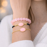 modèles de bracelets quartz rose l'Atelier d'Eva