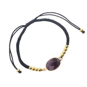 Bracelet lithotherapie Améthyste