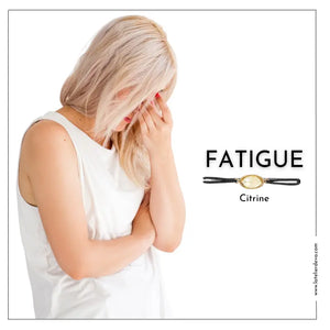 Bracelet Citrine : FATIGUE - ÉPUISEMENT