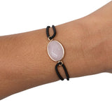 bracelet quartz rose pour le signe de la vierge