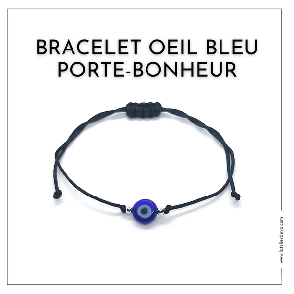 Bracelet OEIL BLEU PORTE-BONHEUR