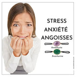 Bracelet Améthyste ou Aventurine : ANTI STRESS - ANGOISSES
