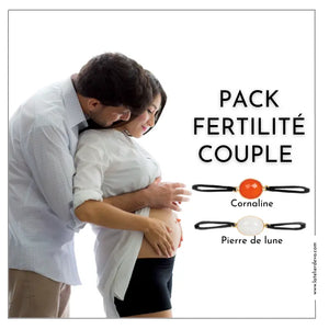Pack bracelets couple : FERTILITÉ DU COUPLE | L'Atelier d'Eva