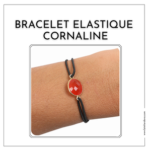 Bracelet pierre cornaline