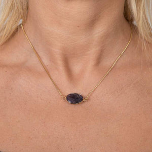 Collier pendentif Améthyste