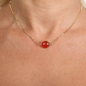 Bijoux Cornaline "SCIATIQUE"