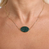 COLLIER AVENTURINE PORTE-BONHEUR CHANCE